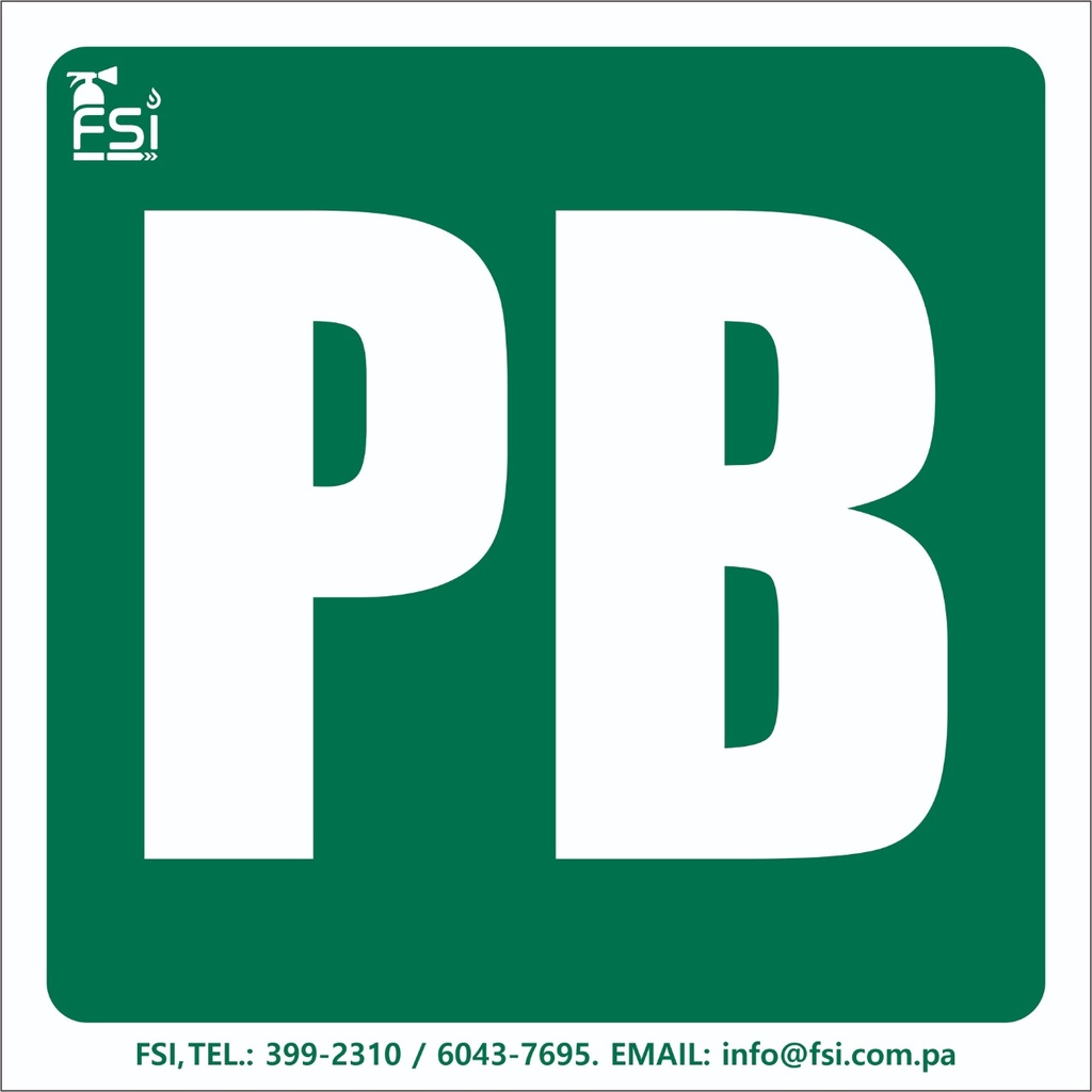 SEÑALIZACION FOTOLUMINISCENTE DE NIVELES TAMAÑO- (6" X 6")