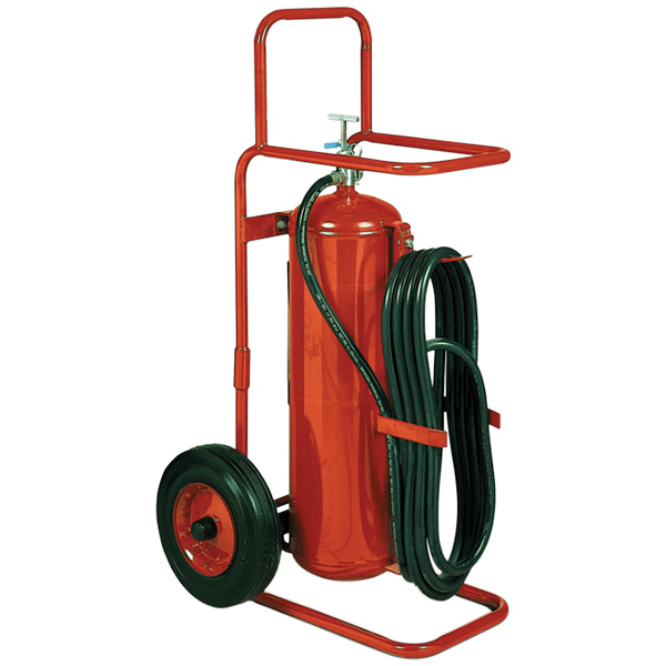 Extintor ABC de carretilla de 50 lb Badger – UL 20-A:160-B:C