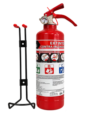 EXTINTOR RECARGABLE FSI ABC DE 2.5 LBS