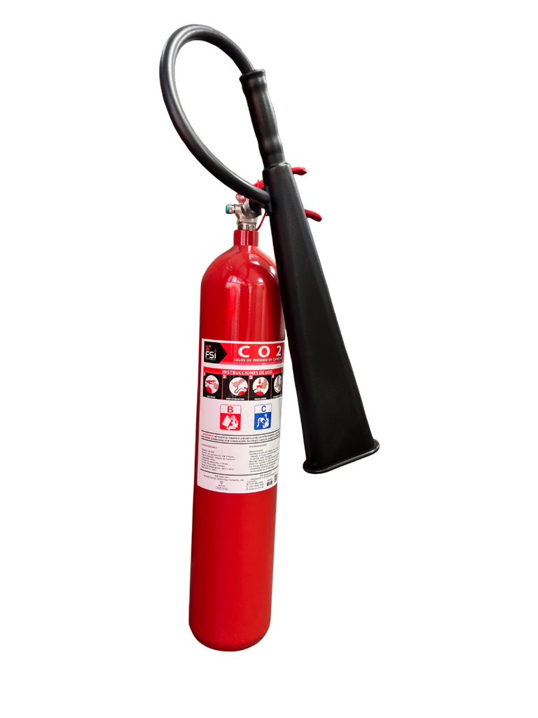 [EX-078] EXTINTOR RECARGABLE FSI BC DE CO2 DE 10 LBS