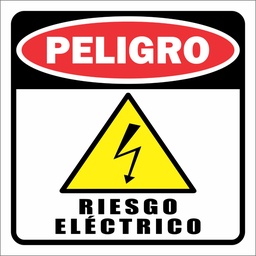 [AD-002] STIKER DE PELIGRO RIESGO ELECTRICO